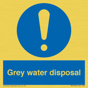 Grey water disposal